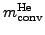 $m_{\rm conv}^{\rm He}$